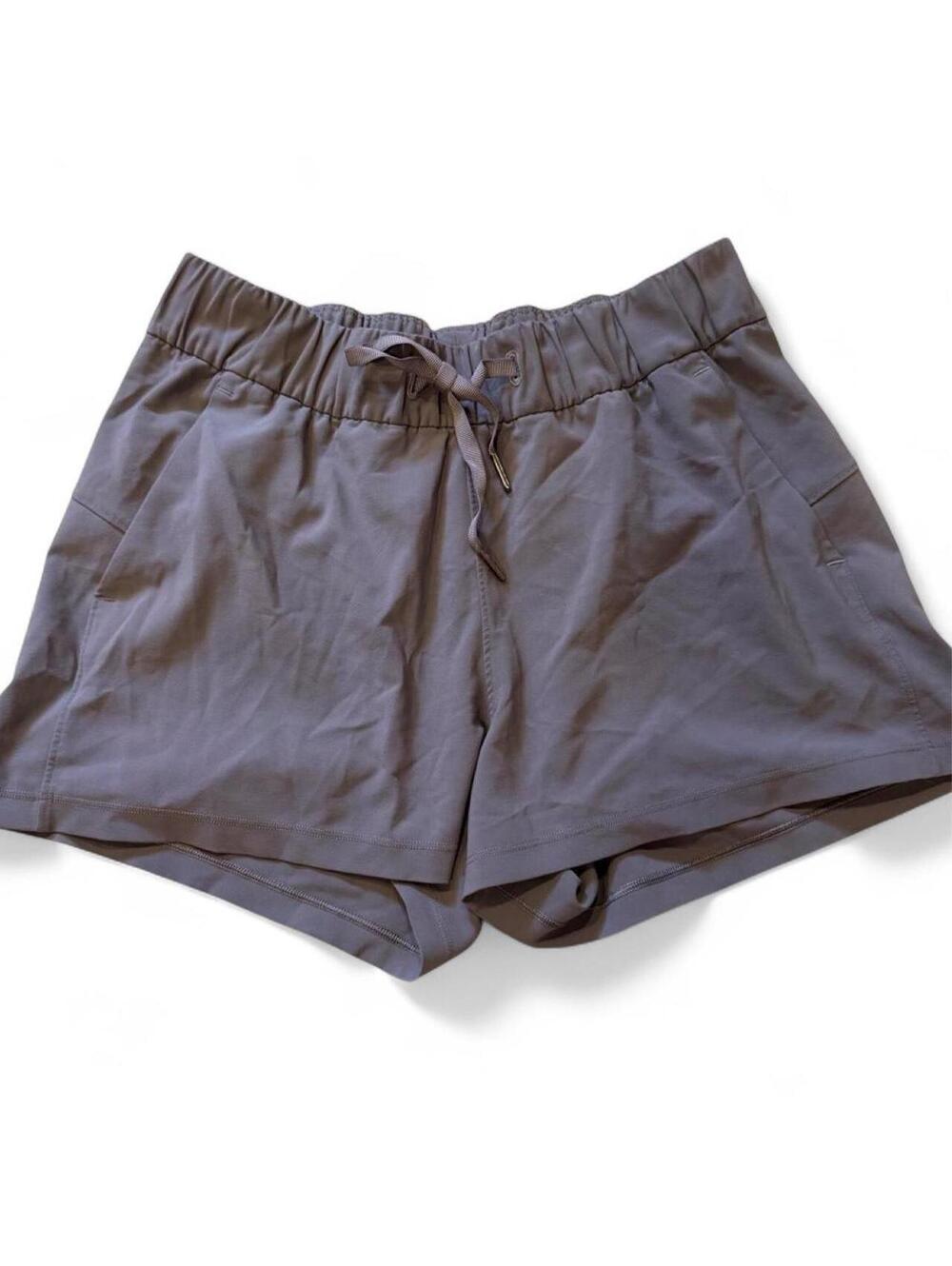 Lululemon Women's Grey and Purple Shorts